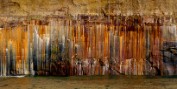 Pictured Rocks Abstract - Michigan U.P. Canvas only: 16x40 20x50