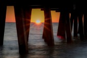 Sunset Under Pier - Naples, Florida Print sizes: 8x10 11x14 12x18 16x20 16x24 Canvas sizes: 12x18 16x24 20x30