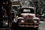 1948 Ford Truck - Old Route 66, Arizona Print sizes: 8x10 11x14 12x18 16x20 16x24 Canvas sizes: 12x18 16x24